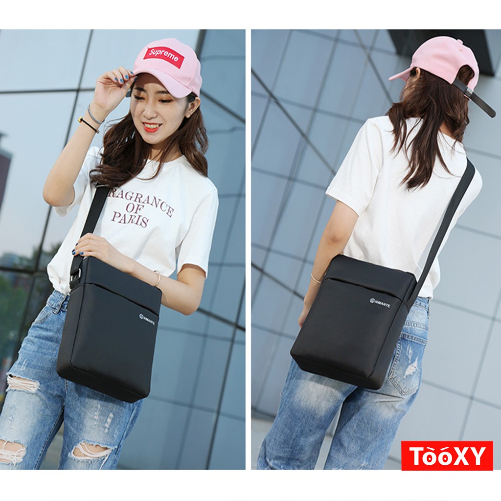 Túi đeo chéo nam chất dù chống thấm nước, túi đeo chéo size lớn đựng vừa IPAD pro | BigBuy360 - bigbuy360.vn