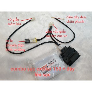Bộ dây lên sạc exciter 150 suzuki gd cho wave a anpha 110 2017 2018 2019 2020 2021