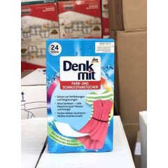 Giấy Chống Phai, Loang Màu Quần Áo DENKMIT 24 Tờ Chính Hãng