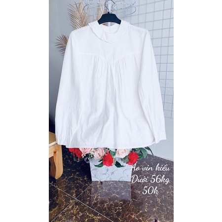 Áo vin trắng dài tay