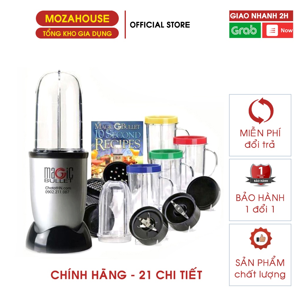 Máy xay sinh tố đa năng Magic Bullet 200W - Hàng Chính Hãng - BH 12 tháng  - MozaHouse