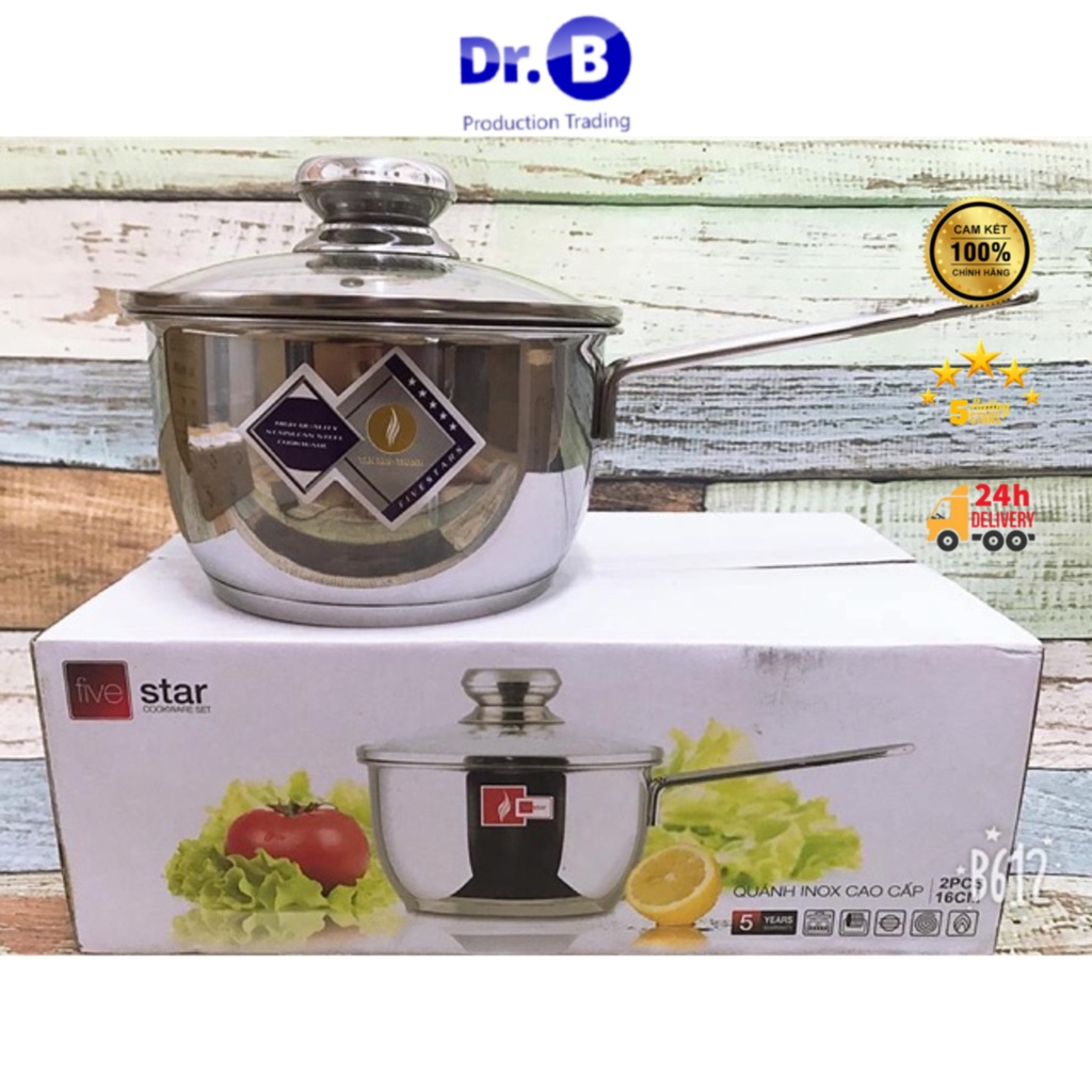 Nồi khuấy bột inox five star 16cm