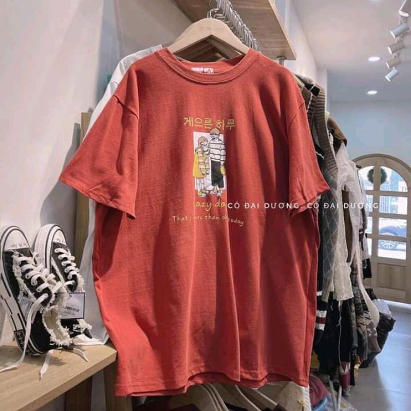 [Mã WASKT410K giảm 10K đơn 50K] [Rẻ Vô Địch Áo cotton tay lỡ Unisex -- Áo đôi bạn tình nhân | BigBuy360 - bigbuy360.vn