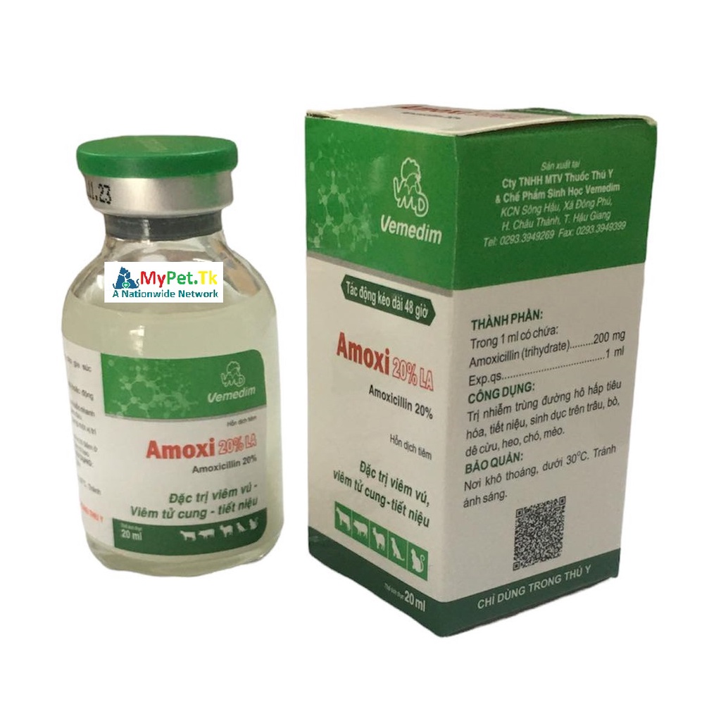 Vemedim Amo Cho Vật Nuôi 20ml