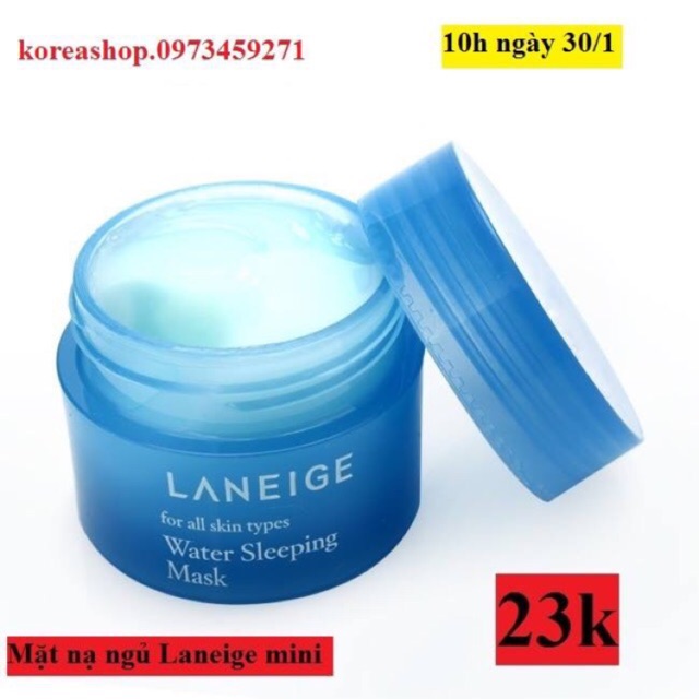 Mặt nạ ngủ mặt - môi siêu hót mini LANEIGE SLEEPING MASK | BigBuy360 - bigbuy360.vn