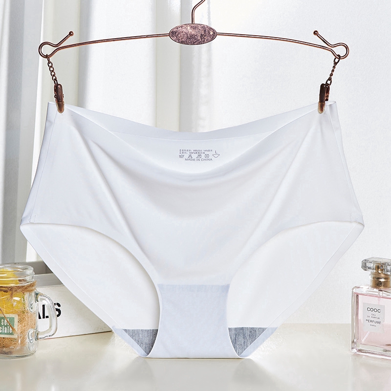 Women Underwear Ice Silk Panties Girls Clothing Underwear Panty Plus Size M/L/XL/2XL | BigBuy360 - bigbuy360.vn