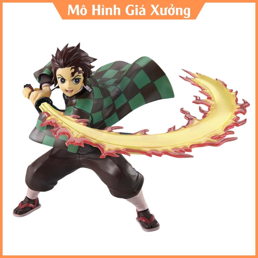 Mô Hình Kamado Tanjirou chiến đấu Cực Ngầu - Hiệu ứng kiếm đẹp - Kimetsu No Yaiba - figure thanh gươm diệt quỷ