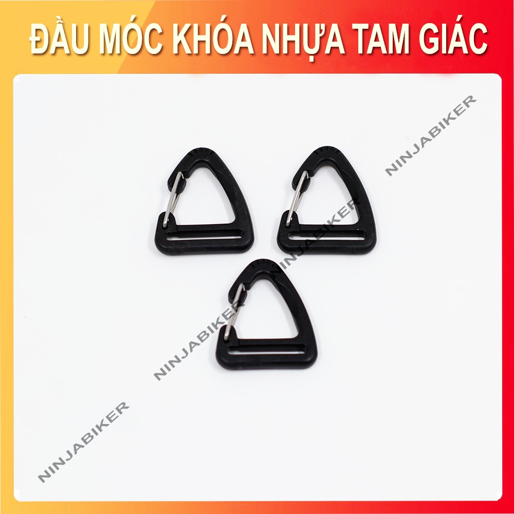 Đầu móc khóa nhựa tam giác