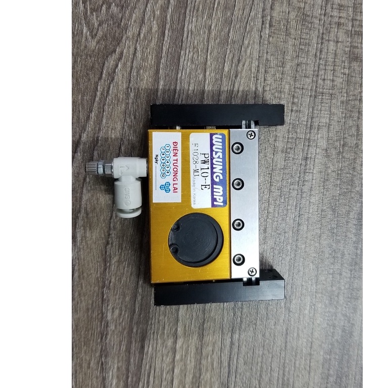 Xy lanh kẹp WUSUNGMPI PW10-E hành trình kẹp 15mm+ Tặng đầu nối