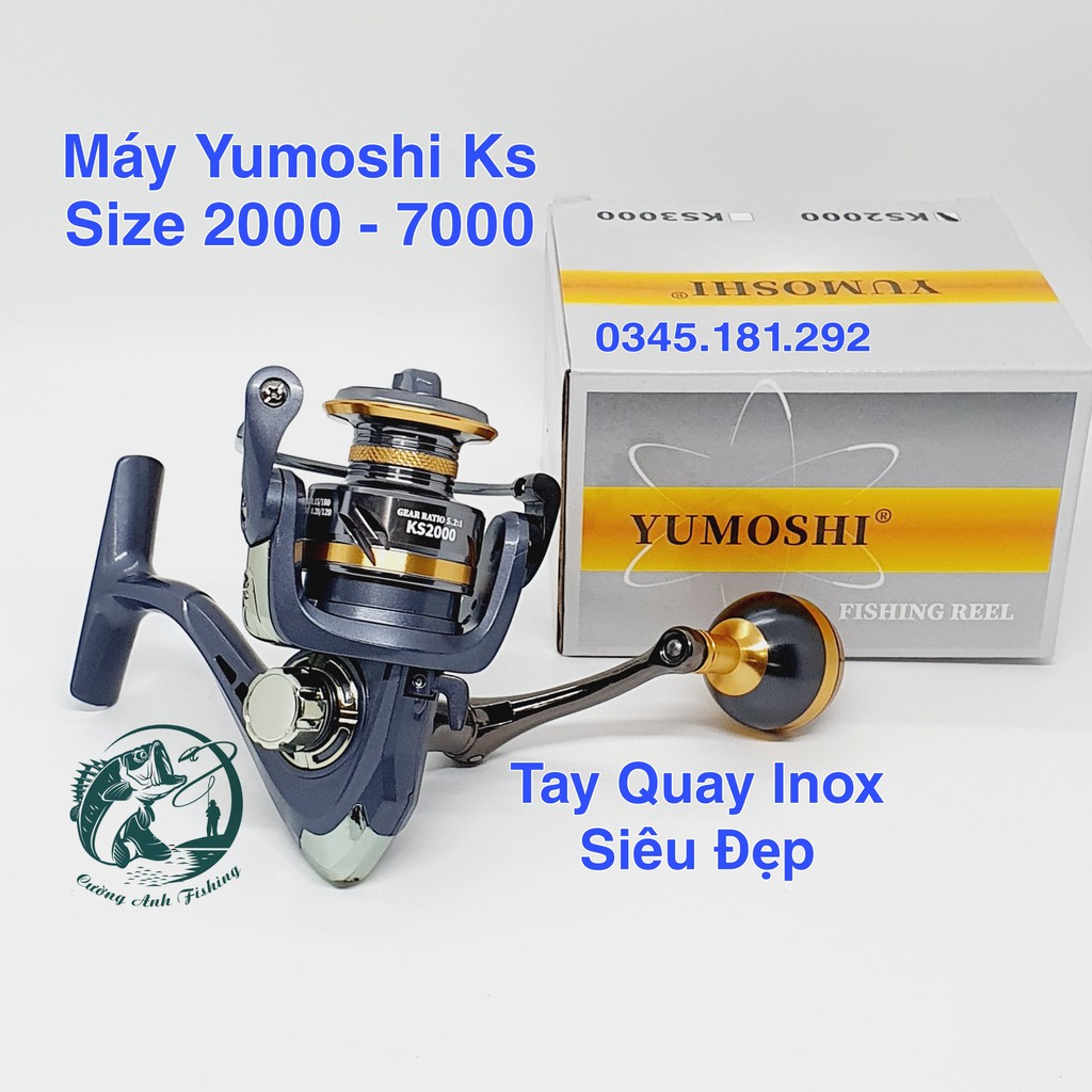 Máy Câu Cá Cao Cấp YUMOSHI KS Kim Loại 30