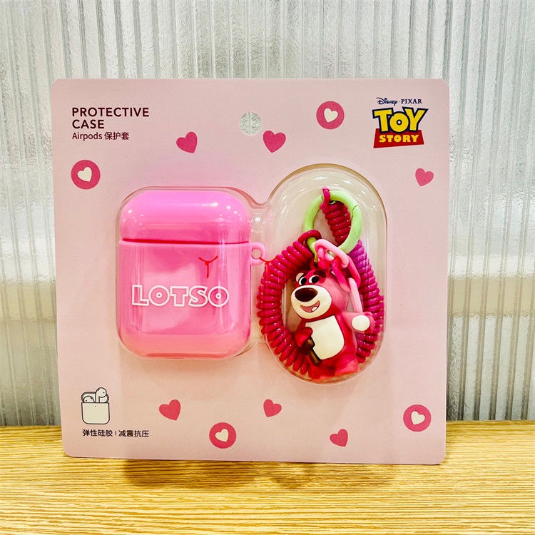Vỏ Bảo Vệ Hộp Sạc Tai Nghe AirPods pro MINISO MINISO Họa Tiết Ba Mắt Dâu Tây / Gấu Pixar Disney