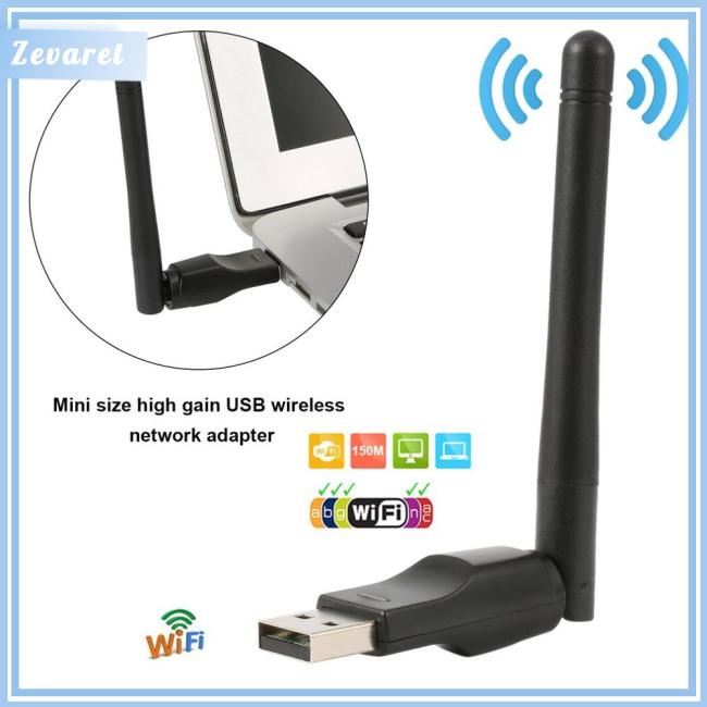 Usb Thu Sóng WiFi Không Dây Mini 150 Mbps 20dBm 802.11b / n / g