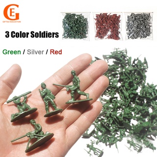 Set 100 Mô Hình Mô Phỏng Lính Quân Đội Bằng Nhựa Cho Bé