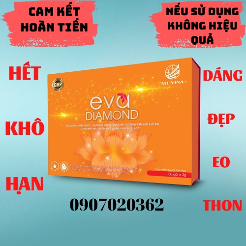 Eva Diamond thải độc đẹp da , cân bằng nội tiết tố