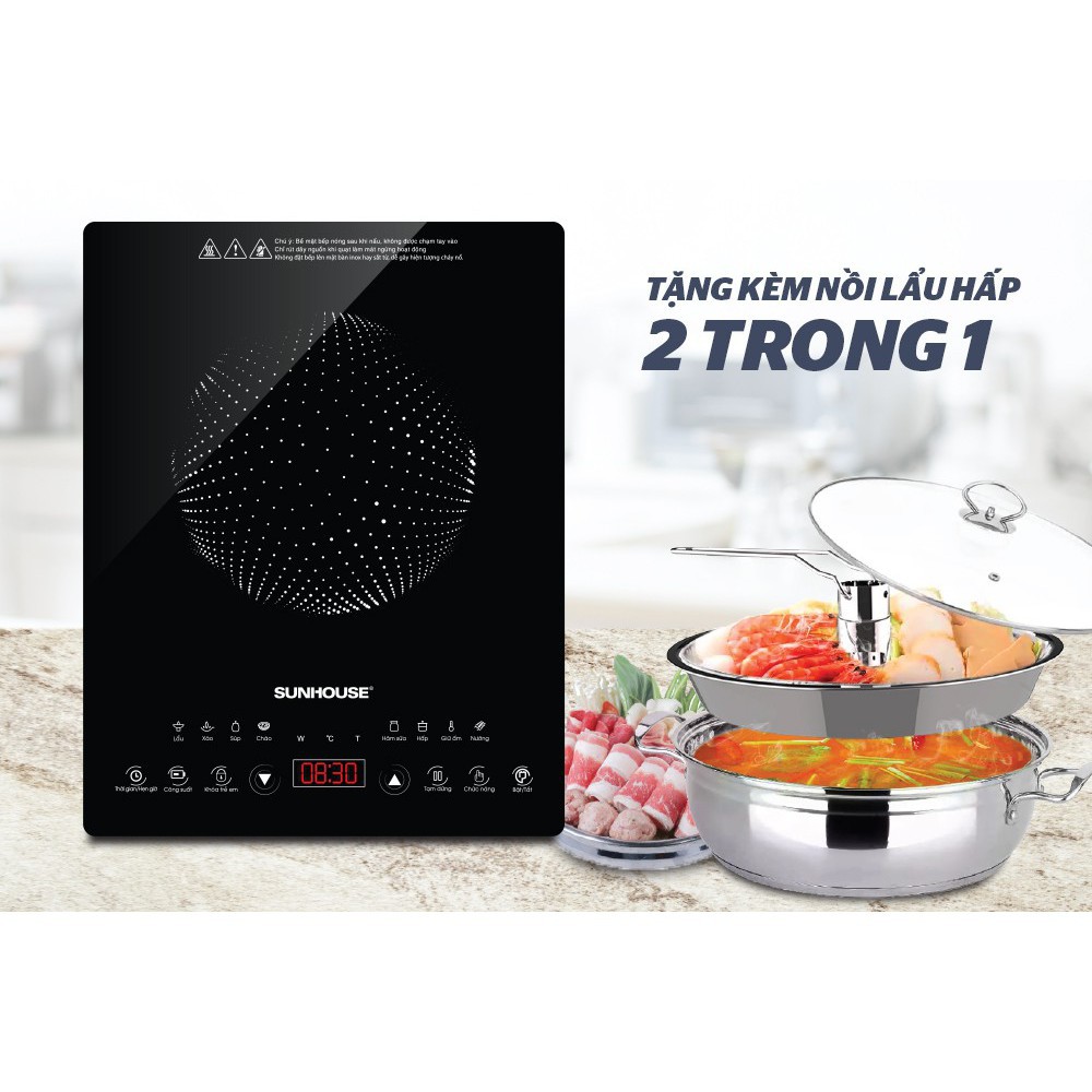 Bếp điện từ cảm ứng SUNHOUSE SHD6808