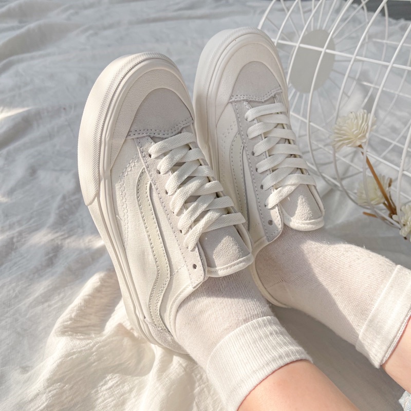 Vans old skool classic, giày vans style decon white CHÍNH HÃNG nam nữ cao cấp Full box