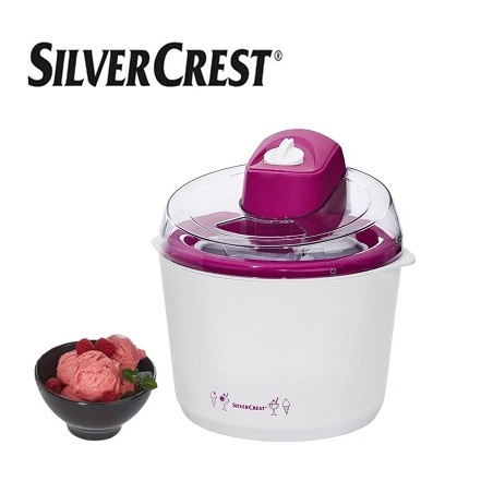 MÁY LÀM KEM SILVERCREST® SECM 12B2 LÀM KEM TƯƠI, SỮA CHUA ĐÔNG LẠNH, KEM SORBET - HÀNG NHẬP ĐỨC