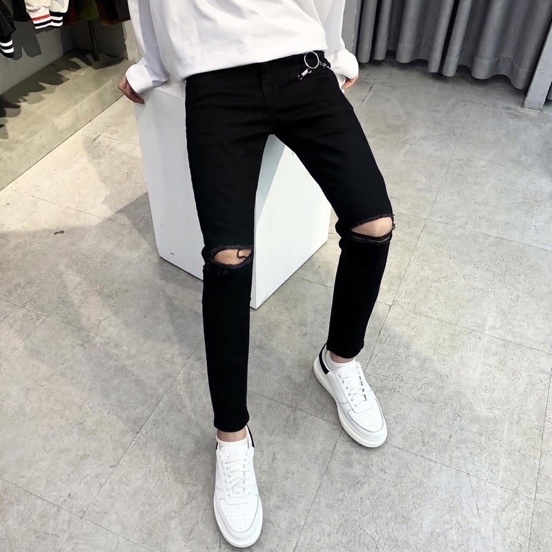 [ Xả KHo ] KÈM ẢNH THẬT Quần Jean Skinny Nam Chất Bò Cao Cấp From Dáng Ôm Nhẹ Hiện Đại mẫu 9861 | BigBuy360 - bigbuy360.vn