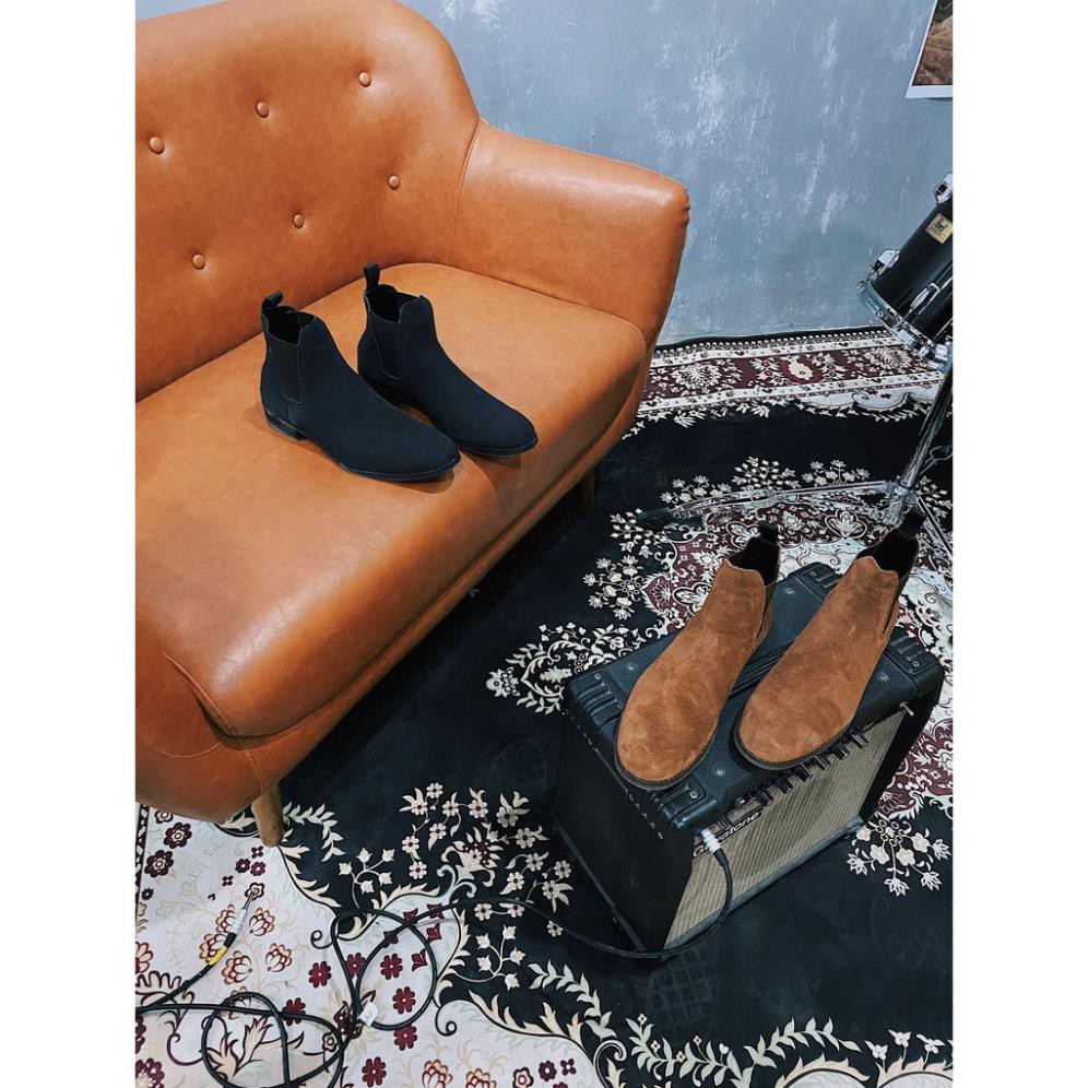 Giày boot da nam MIKENCO Black Suede Chelsea Uy Tín 2020 . A12 : ₛ 1212 / | BigBuy360 - bigbuy360.vn