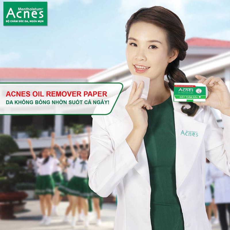 Giấy Thấm Dầu Acnes – Acnes Oil Remover Paper