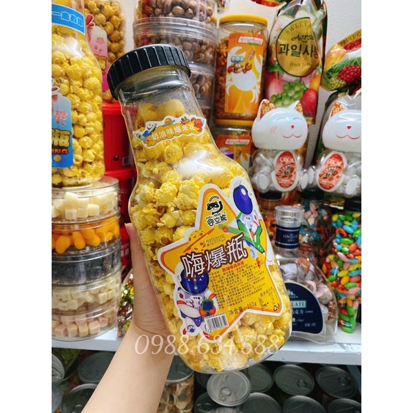 Bắp rang bơ chai mini - Bỏng ngô mini