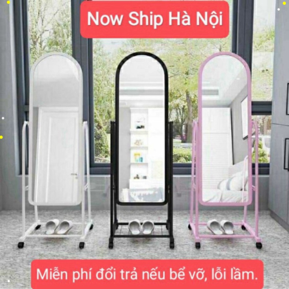 Gương Toàn Thân Giá Rẻ Nhất Di Động Cực Nét Cao Cấp Có Chân Bánh Xe Gương Đứng Dài Để Phòng Thông Minh 4D Dán Treo Tường