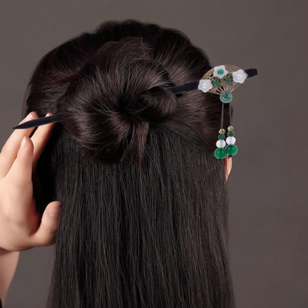 Trâm cài tóc thủ công họa tiết hoa xinh xắn thời trang