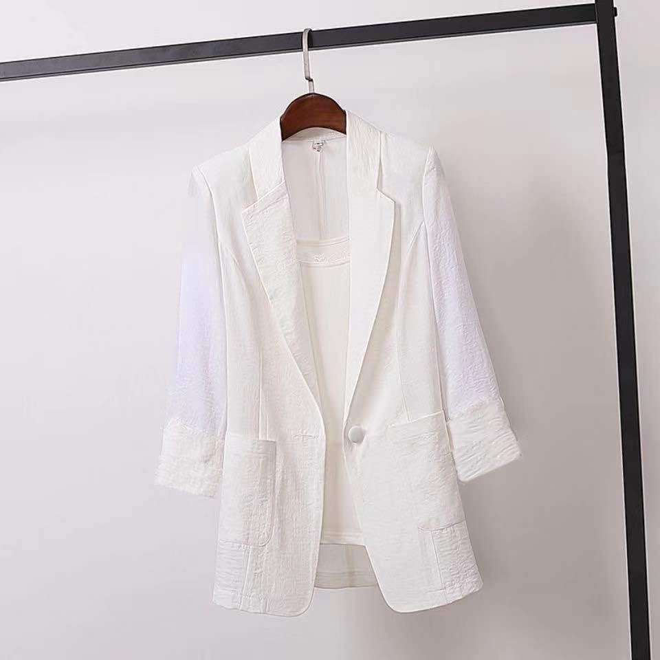 1087	[Factory direct sales] new 2021 plus-size women's fat girl suit jacket Korean version casual 200 jin small suit | BigBuy360 - bigbuy360.vn