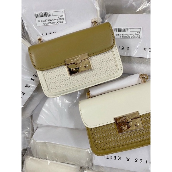Túi C.K cói size 19cm vừa điện thoại Xuấtttt