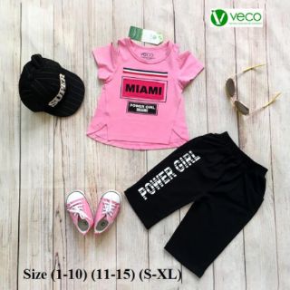 Bộ #veco cho bé gái