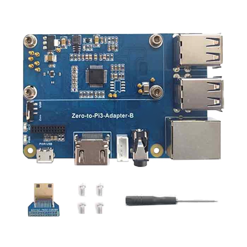 Bảng Mạch Mở Rộng Mạng / USB HUB Cho Raspberry Pi Zero / ZeroW / ZeroWH Banana