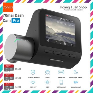 70mai PRO Camera Hành Trình Xiaomi 70MAI Pro KÈM THẺ NHỚ TỐC ĐỘ CAO giao diện Tiếng Anh