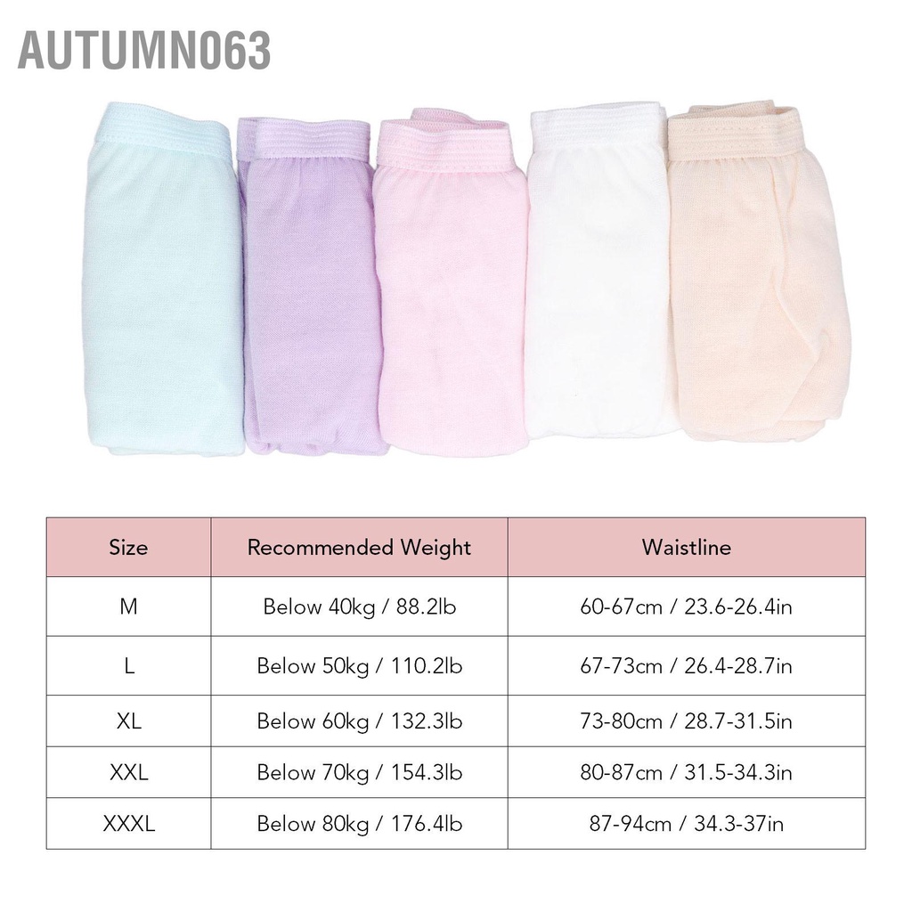 Autumn063 Phụ nữ Đồ lót dùng một lần Quần cotton tinh khiết co giãn mềm mại cho phụ mang thai đi du lịch