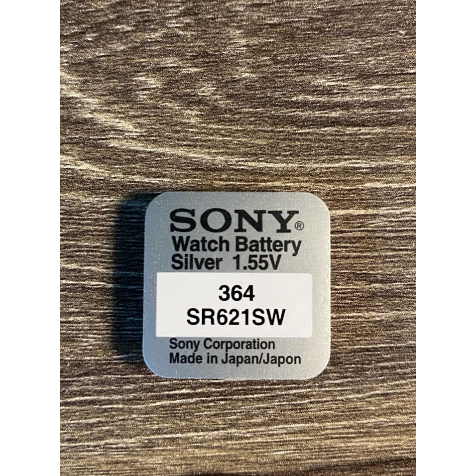 Pin đồng hồ đeo tay Sony  364 SR621W  (Loại  1 hộp  đóng  10 vỉ , 1 viên/vỉ)