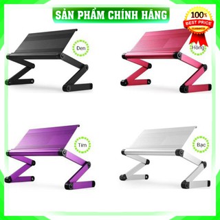 [ Cam Kết Loại 1 ] Bàn Nhôm Laptop T8 Xịn Bằng Hợp Kim Có Quạt Tặng Kèm Miếng Lót Chuột, Thoát Nhiệt  Nhanh Chóng