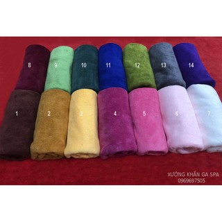 Váy quây spa chất microfiber cao cấp (có dính 10cm)