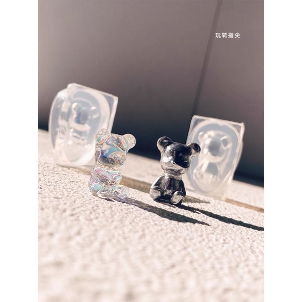 Khuôn gấu bearbrink , khuôn nail silicon , khuôn làm charm nail