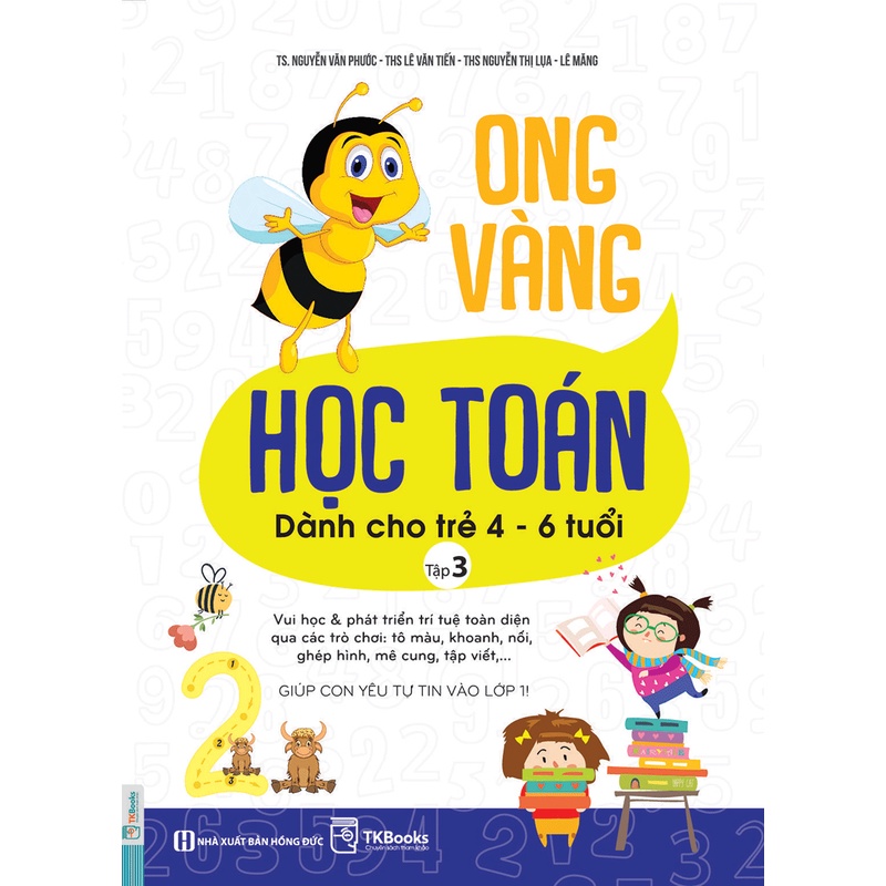 Sách - Ong Vàng Học Toán Dành Cho Trẻ 4-6 Tuổi - Tập 3