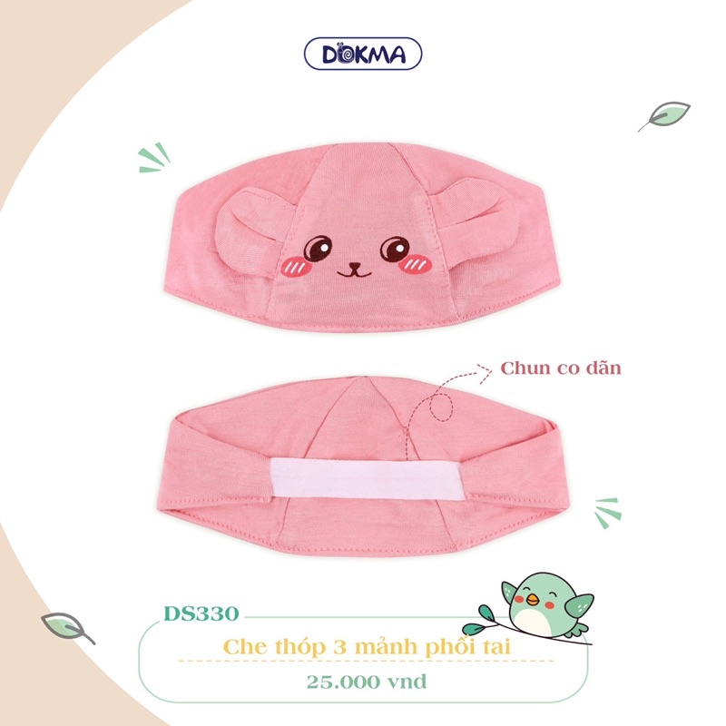 Che thóp 3 mảnh phối tai Dokma cho bé DS330