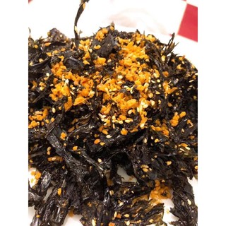 Gía Dùng Thử 100 Gram Rong Biển Sấy Tỏi Mè Thơm Ngon