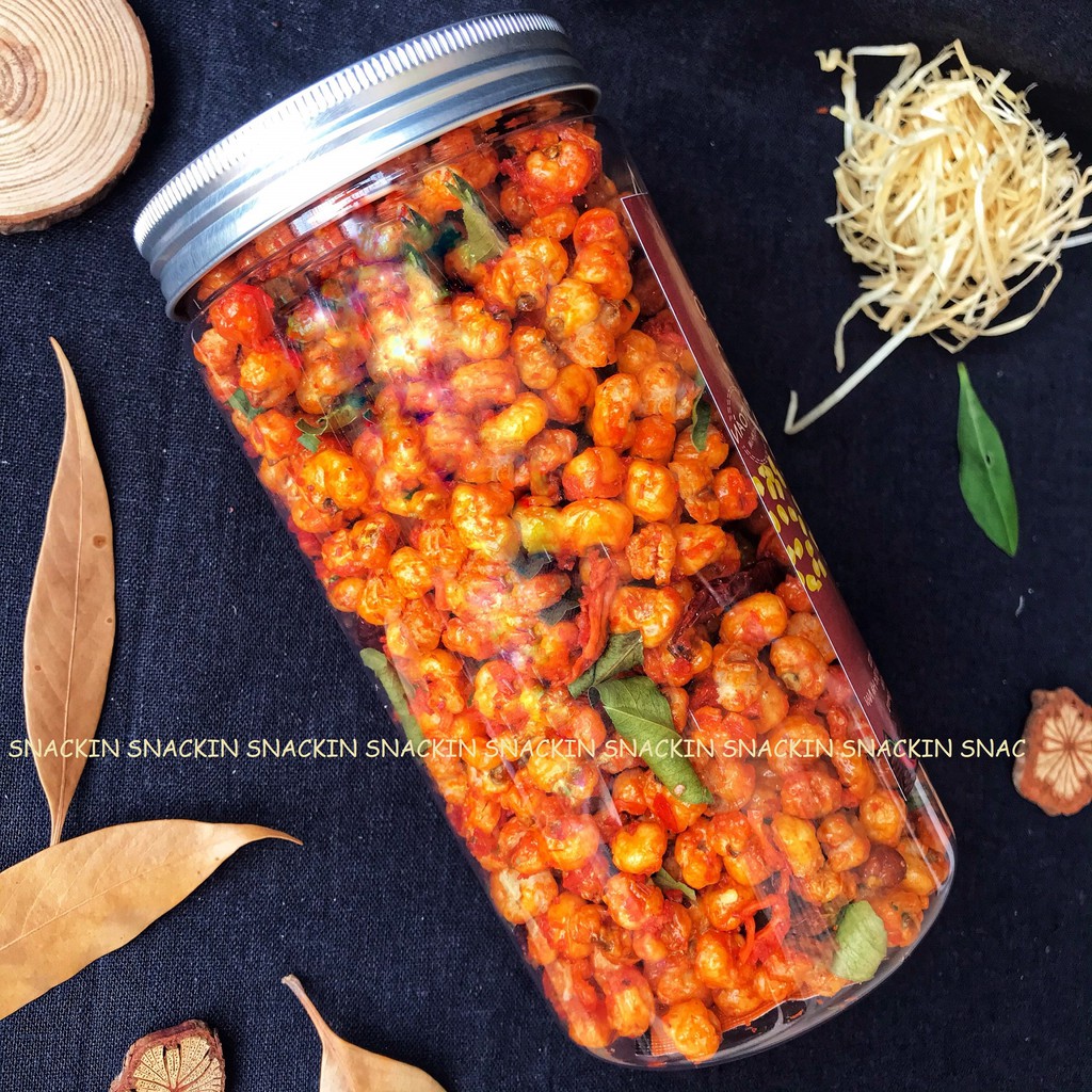 Bắp sấy lắc khô bò lá chanh SNACKIN loại 1, hũ pet 400g, 250g, ăn vặt Hà Nội | BigBuy360 - bigbuy360.vn