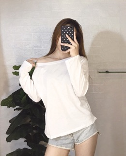 ÁO THUN TAY DÀI LỆCH VAI