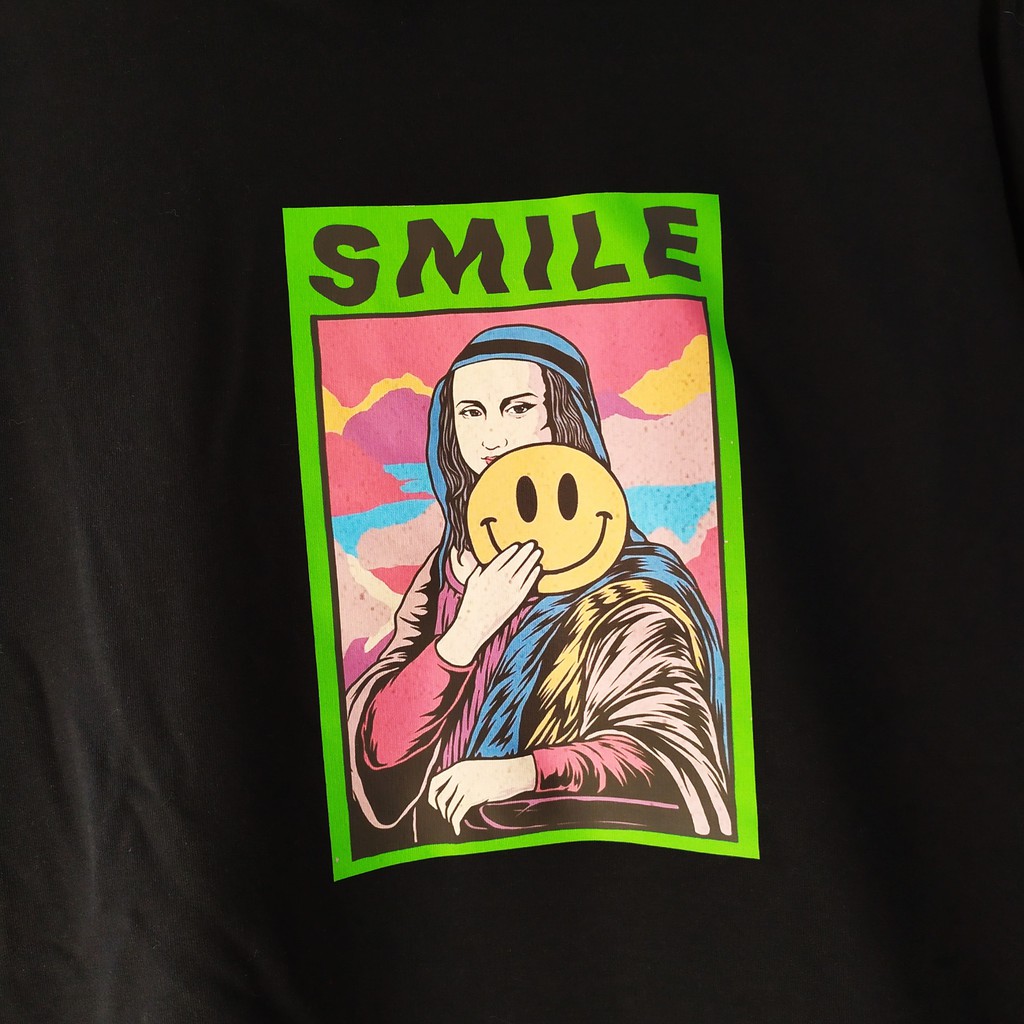 Áo hoodie form rộng SMILE