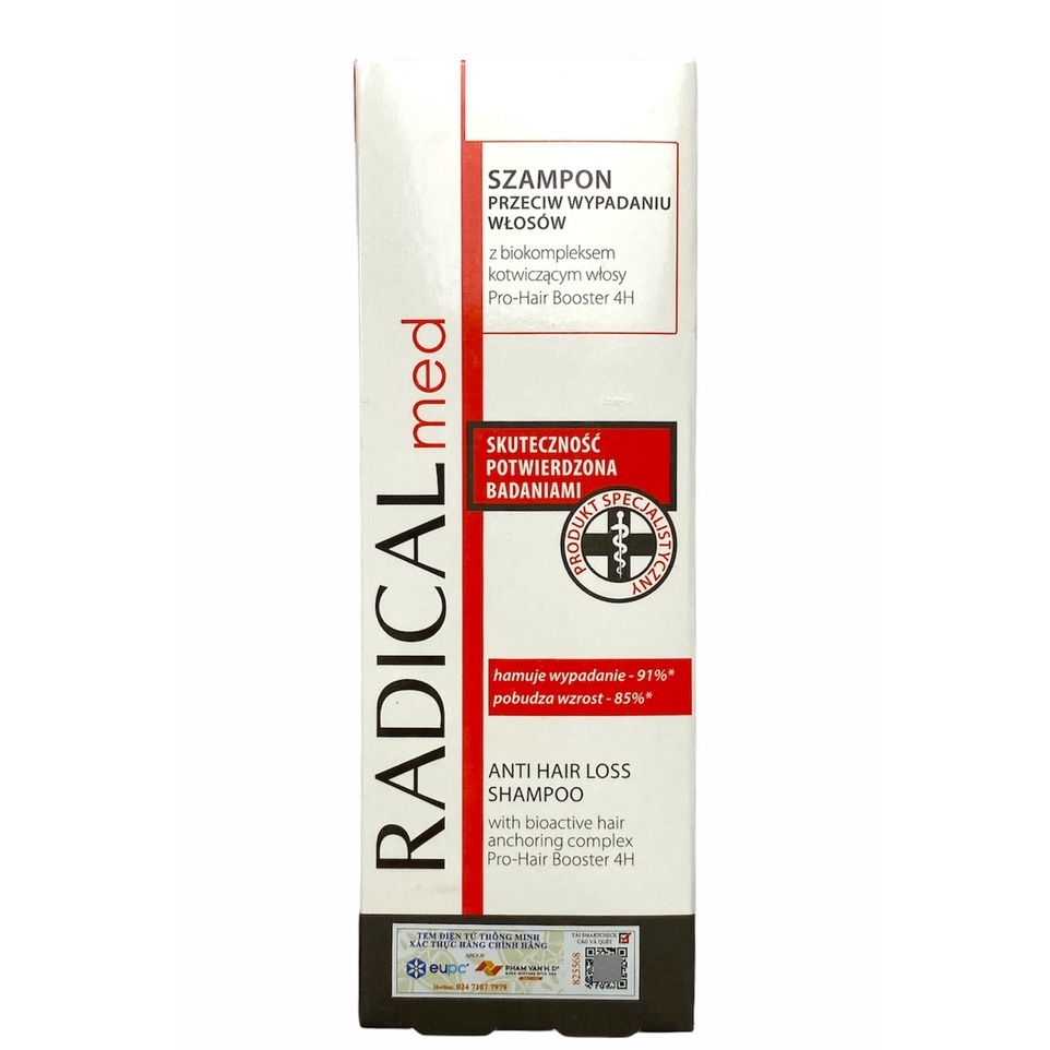 Dầu Gội Giúp Ngừa Rụng Tóc - Radical Med Anti Hair Loss Shampoo 100ml