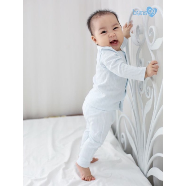 Bộ Sơ Sinh Nỉ Ấm Bons99 Cho Bé Trai Bé Gái