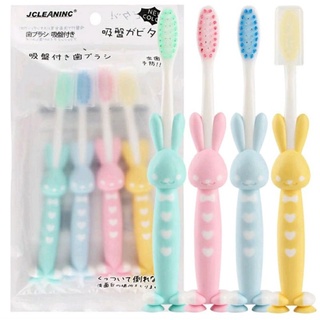 Set 4 bàn chải đánh răng cho bé