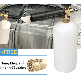 BÌNH PHUN BỌT TUYẾT RỬA XE LÕI ĐỒNG CAO CẤP