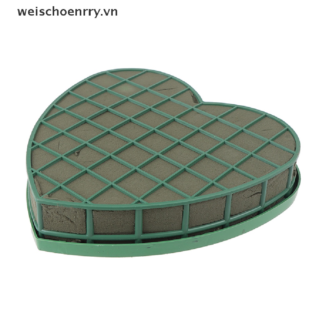 1 Mút Xốp Hình Hoa / Trái Tim Có Giác Hút Dùng Trang Trí Xe Hơi