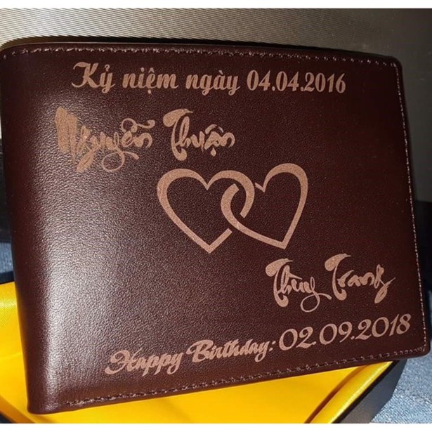 Ví da nam giá rẻ, ví da khắc tên, bán ví da nam, ví da handmade, ví da nam, ví nam giá rẻ, bóp nam đẹp