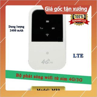Bộ phát sóng wifi từ sim 3G/4G A800 M80 đúng chất lượng hình ảnh thật